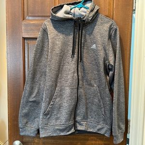 Adidas full zip climawarm size medium hoodie, gently worn condition